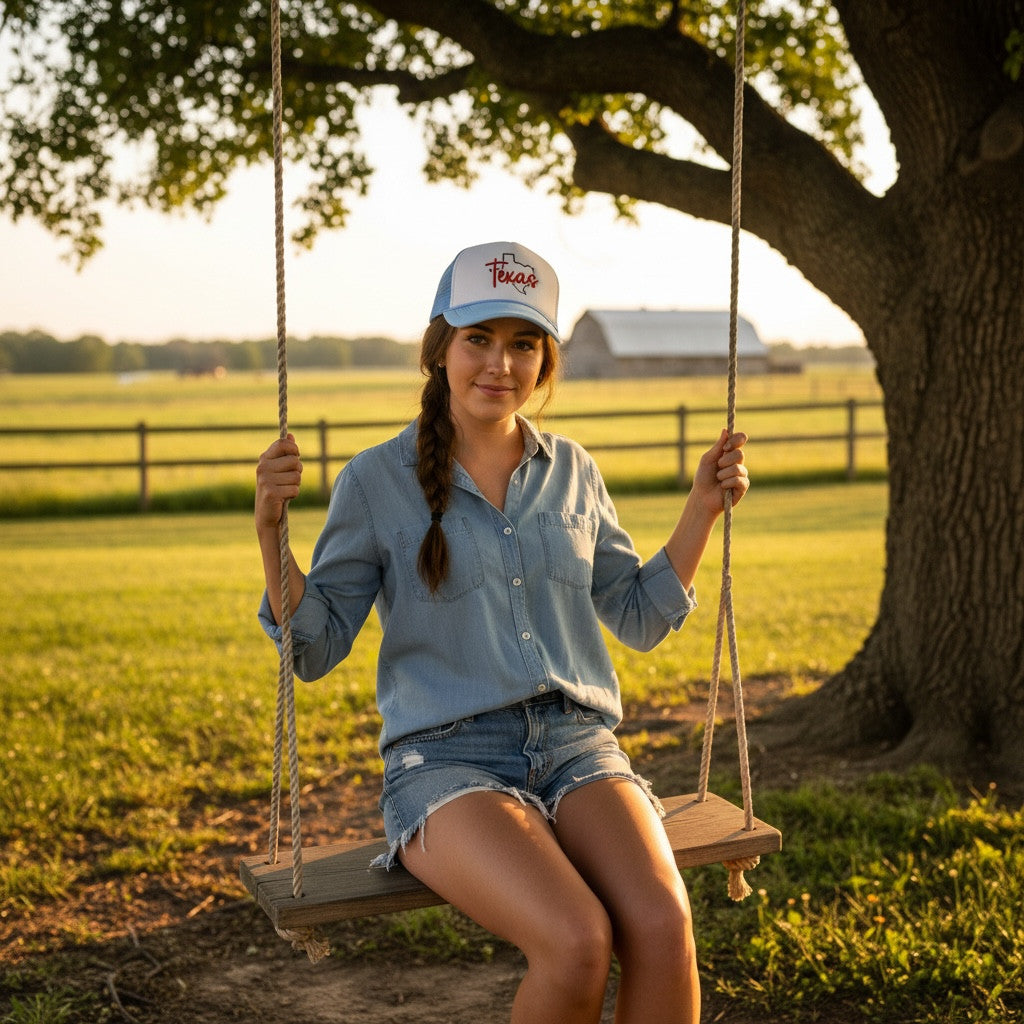 Texas Outline Trucker