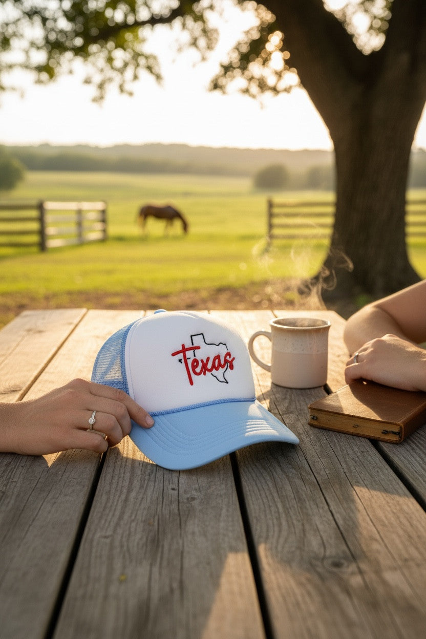 Texas Outline Trucker