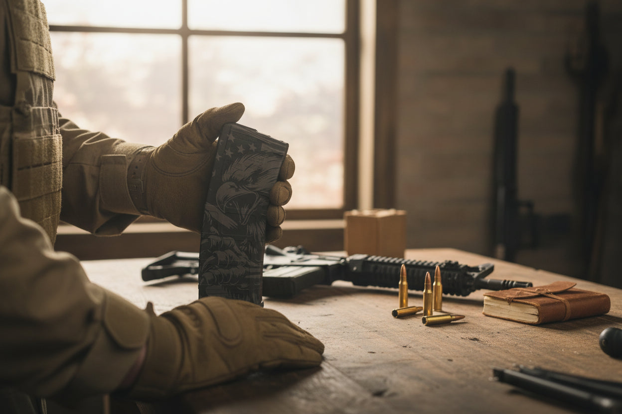 Whiskey Barrel Hat Company American Eagle Mag